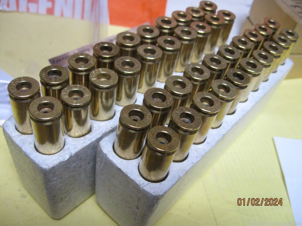Very Scarce 40 pc 300 SAVAGE Once Fired R-P Rifle Brass; more other cals to-img-4