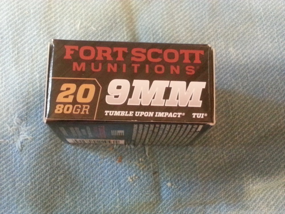 Fort Scott Munitions 9mm 80gr TUI defense Box of 20-img-0