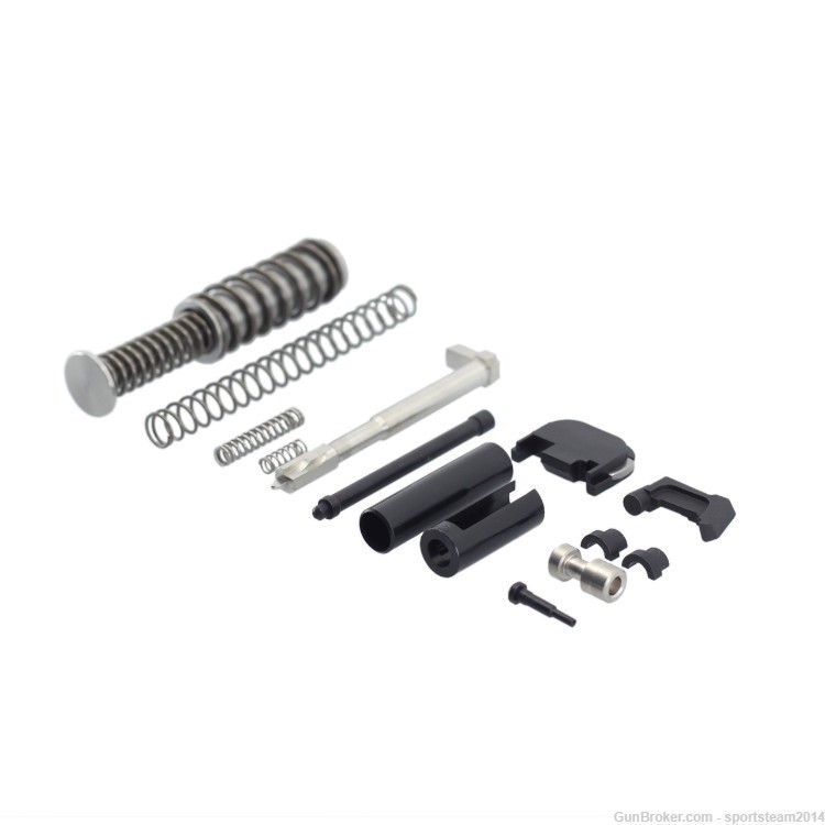 GLOCK 19 Slide Parts Kit for Gen 1, 2, 3, 4, Stainless Steel Guide Rod-img-2