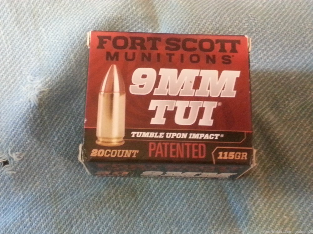 Fort Scott Munitions 9mm 115gr TUI Defense Box of 20-img-1