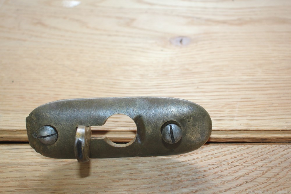 No 4 Lee Enfield Brass Butt Plate with Screws-img-2