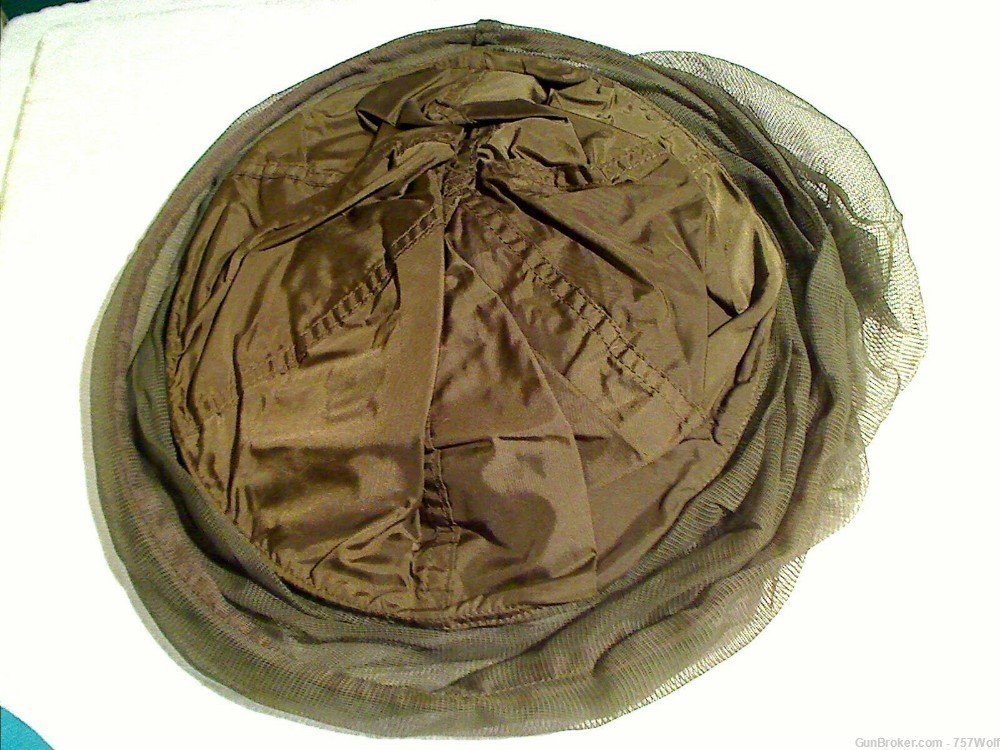 WWII Mosquito Netting Hat For Over Your Head As Seen In Jungle Movies!-img-2