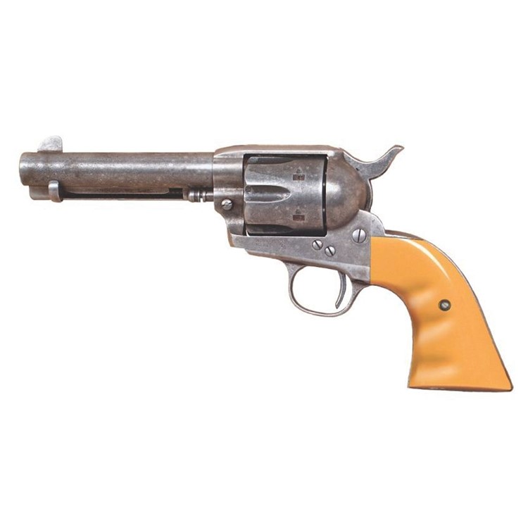 Cimarron Arms Rooster Shooter Revolver .45 Colt Blued 4.75-img-1