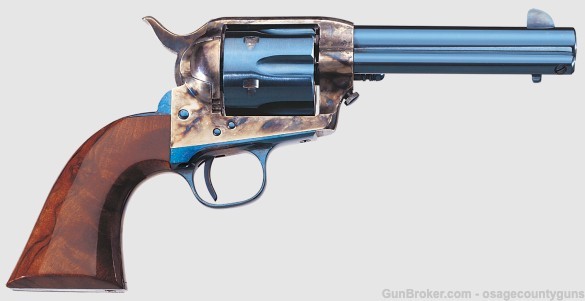 Uberti 1873 SA Cattleman Charcoal Blue Old Model - 4.75" - .45 Colt-img-1