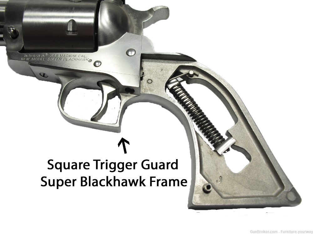 -Black Pearl Ruger Super Blackhawk Grips-img-2