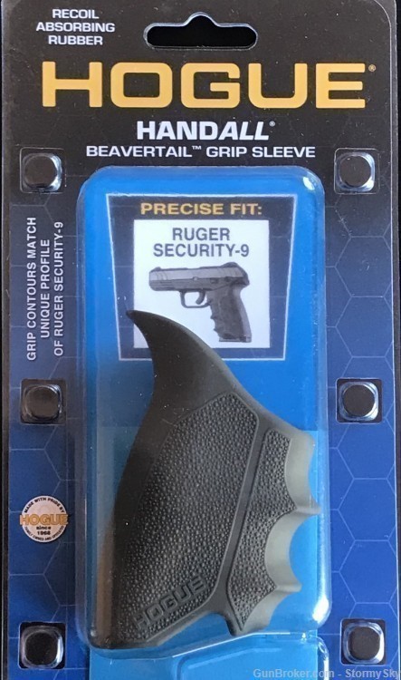 Hogue Ruger Security-9 HandALL Beavertail Grip Sleeve OD Green-img-1