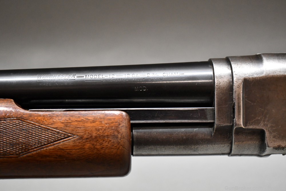 Winchester Model 12 Pump Shotgun 28" Plain 2 3/4" 12 G 1946 C&R READ-img-13