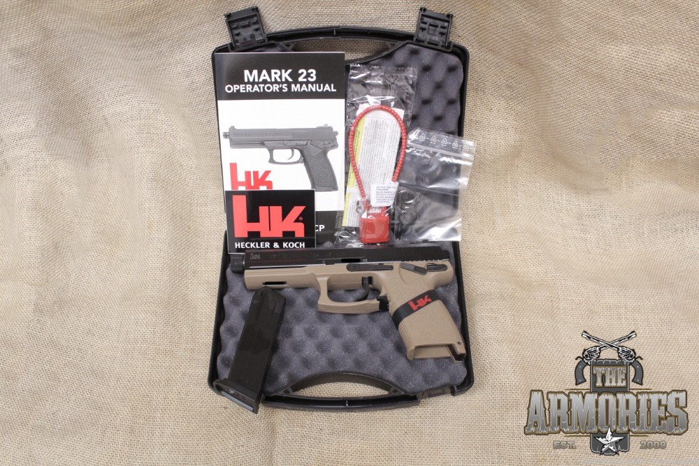 H&K Mark 23 .45 ACP FDE 5.8” Threaded 81000868 NIB ..-img-0