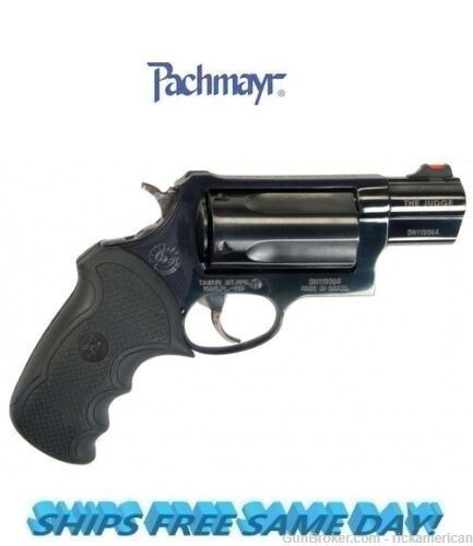 Pachmayr Diamond Pro Grip Revolver, BlK Taurus Public Defender #02474-img-0