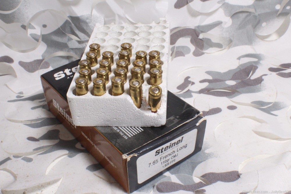 Steinel 7.65 French Long 110gr for SACM SAGEM WW2 New Production-img-0