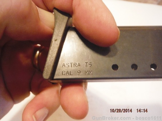 ASTRA A75 magazine 9mm 40 S&W new factory w/gripX -img-0