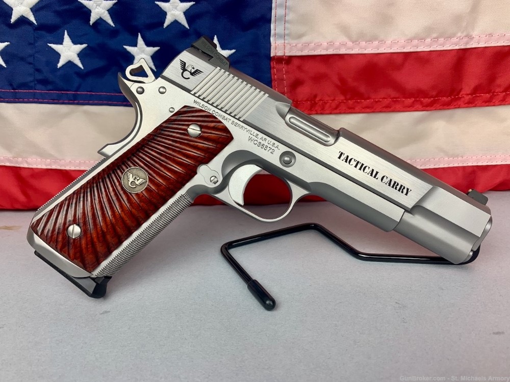 Wilson Combat Tactical Carry 1911 45 ACP Stainless  - NEW-img-6