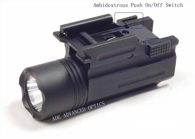 PL200S Pistol or Rifle STROBE flashlight w/ QD Mount PL200S-img-3