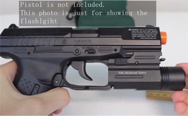 PL200S Pistol or Rifle STROBE flashlight w/ QD Mount PL200S-img-0