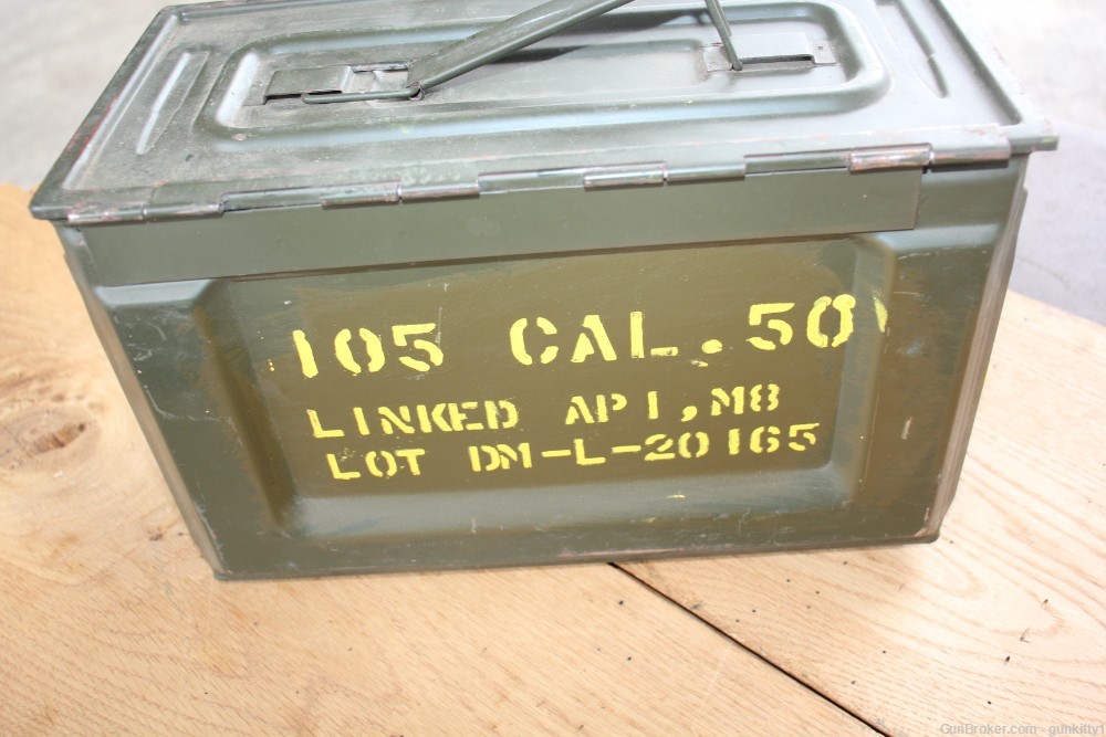 105rds WWII 1944 DM 50cal BMG M8 Silver Tip API Linked in M2 Can-img-5