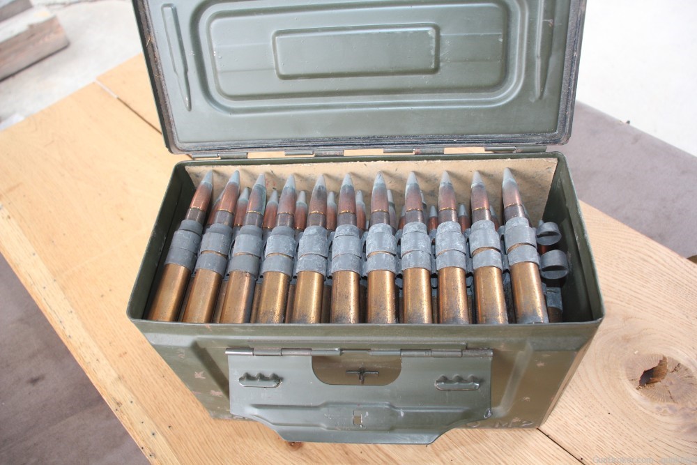 105rds WWII 1944 DM 50cal BMG M8 Silver Tip API Linked in M2 Can-img-3