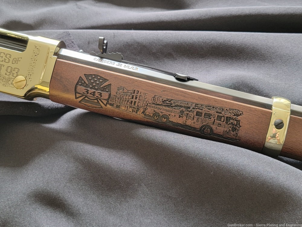 9/11 20th Anniversary Collectible Engraved Henry Golden Boy * $50 Off!-img-1