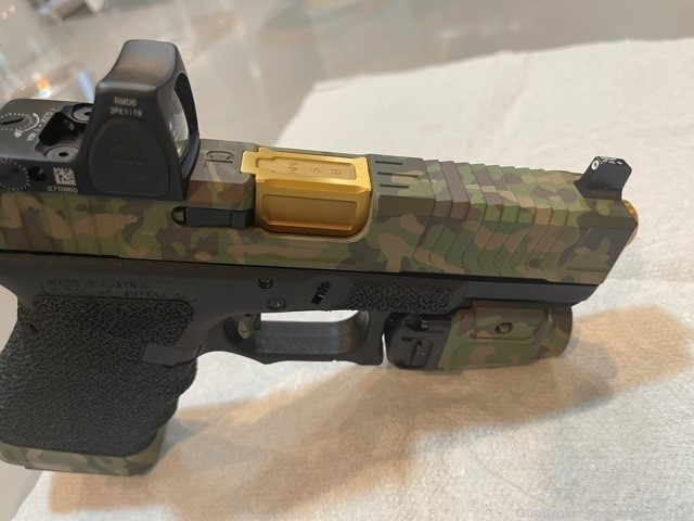 Glock 19 G3  w/Trijicon RMR MC color . Fowler industries.-img-3