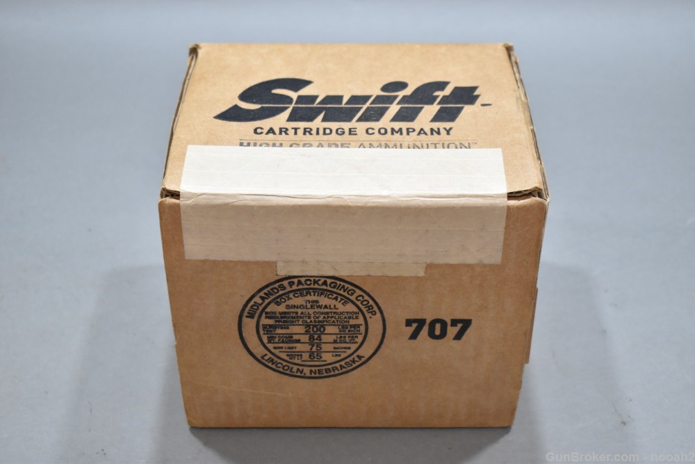 Sealed Case 200 Rds Swift Cartridge Company 7mm-08 Remington 150 G Scirocco-img-2