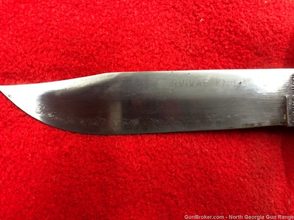  vintage schrade- walden Pilot Survival Knife 1953-1957 RARE For Sale-img-13