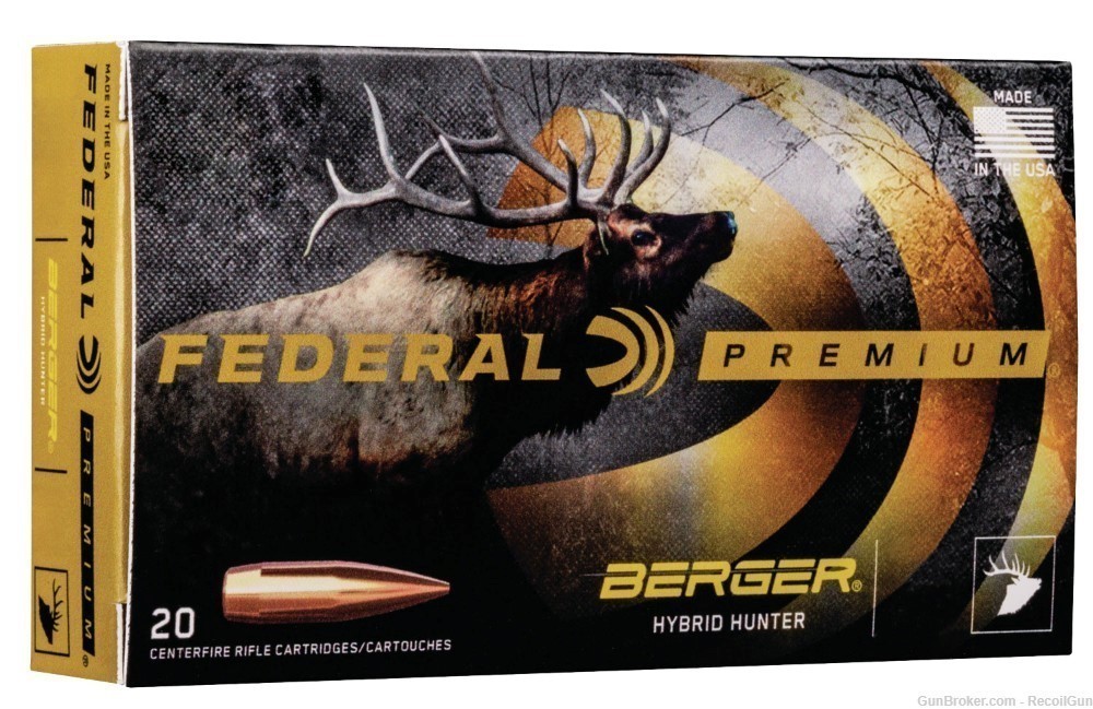 200 Round Case Federal P65CRDBCH1 Premium 6.5 Creedmoor 135gr Berger Hybrid-img-0