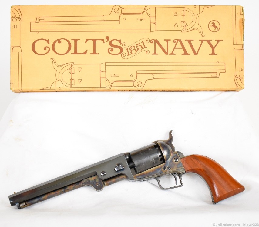 Colt Model 1851 Navy 2nd generation 1972 in original box with papers! CLEAN-img-8