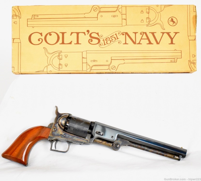 Colt Model 1851 Navy 2nd generation 1972 in original box with papers! CLEAN-img-9