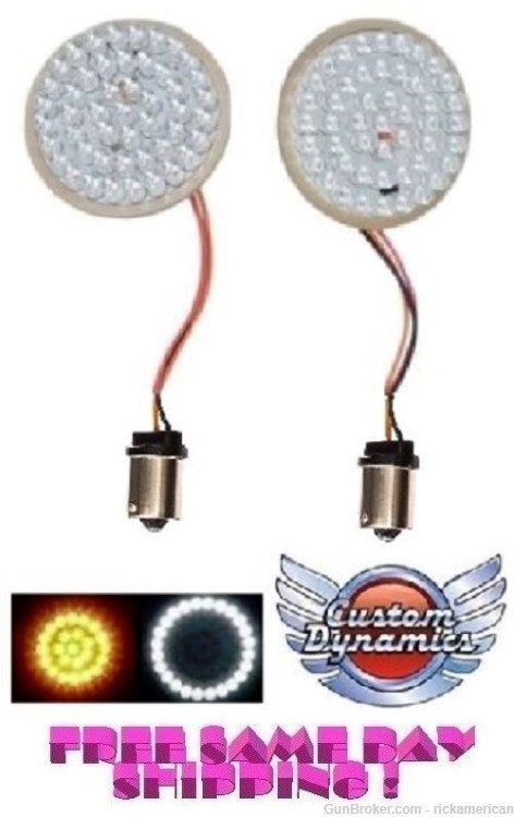 International (HDI) Ringz LED Front Turn Signals GEN-200-AW-1156 for Harley-img-0