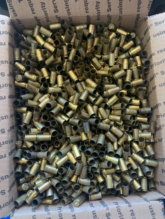 9mm cartridges cases brass for reloading-img-0