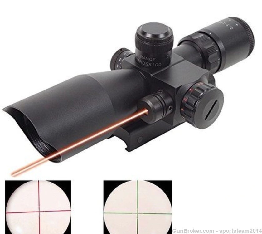 RED Laser 2.5-10x40 RifleScope Red+Green Reticle-img-4