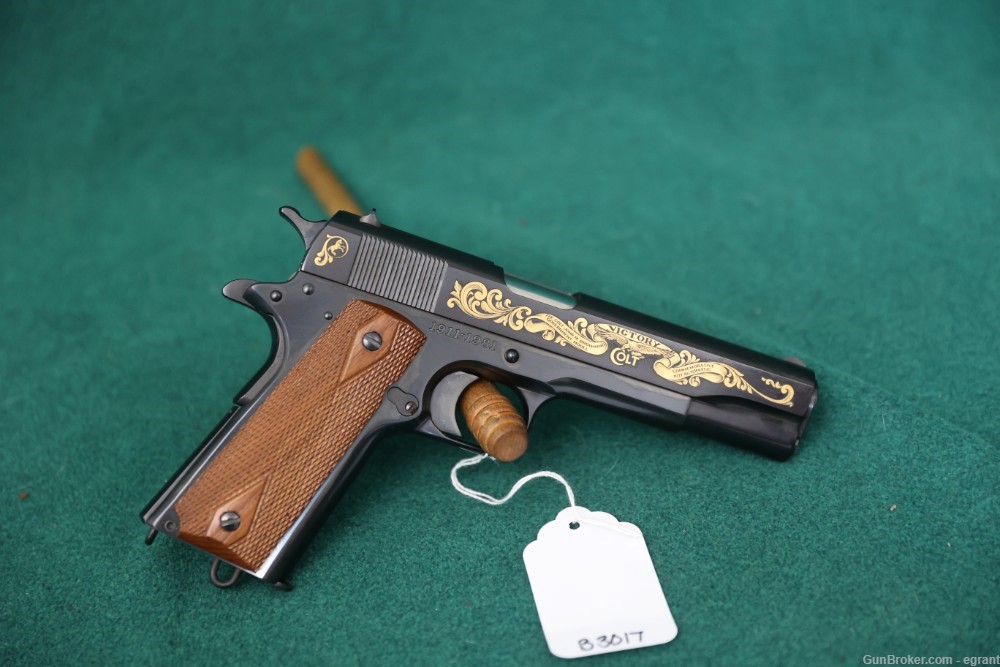 B3017 Colt 1911 Browning Commemorative 45 ACP 1981 1 of 3000 In BOX-img-0