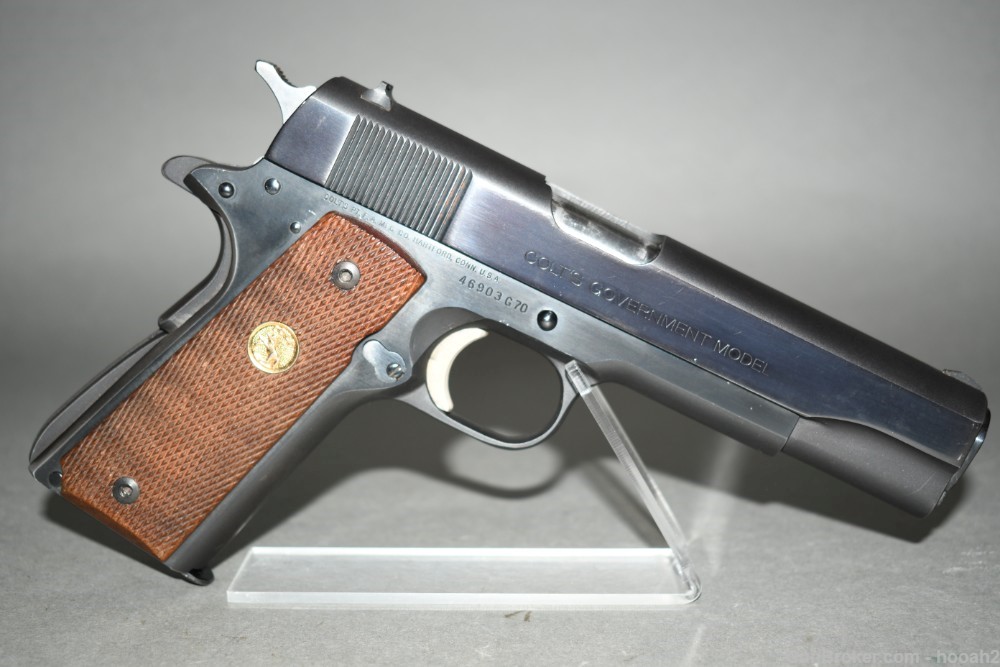 Colt MKIV Series 70 Government Model 1911 45 ACP Blued 1978-img-0