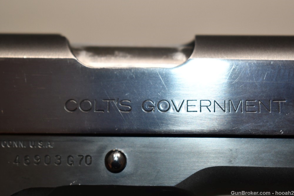 Colt MKIV Series 70 Government Model 1911 45 ACP Blued 1978-img-6