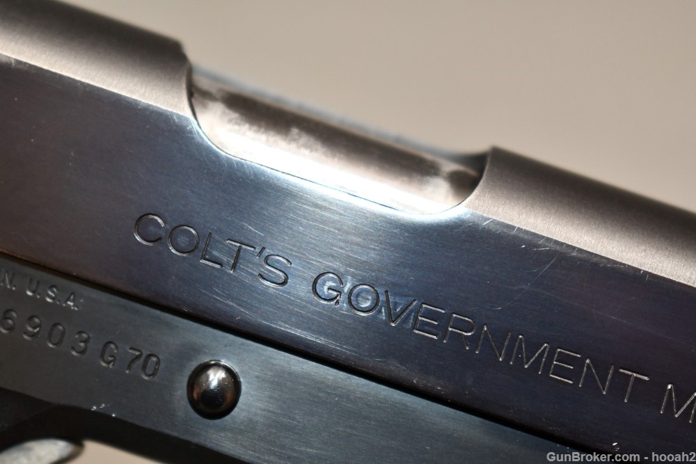 Colt MKIV Series 70 Government Model 1911 45 ACP Blued 1978-img-32