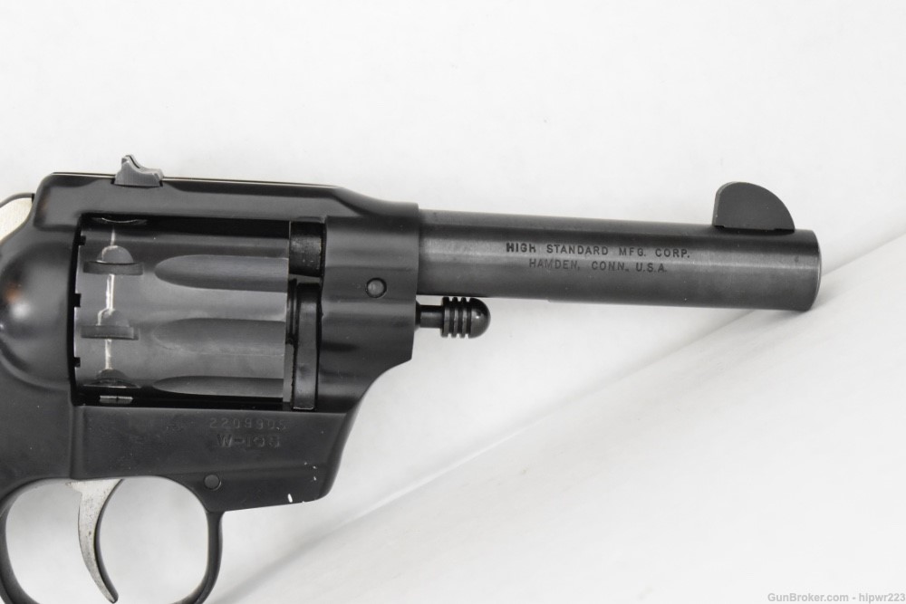 High Standard W-105 HOMBRE .22 LR 9 shot revolver EXCELLENT SHAPE! C&R OK-img-5