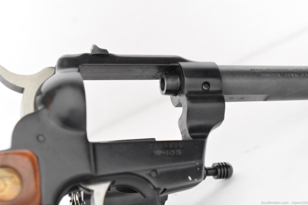 High Standard W-105 HOMBRE .22 LR 9 shot revolver EXCELLENT SHAPE! C&R OK-img-18