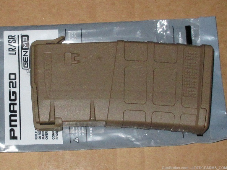 308 MCT PMAG AR-10 DPMS 20rd Magazine 7.62 NATO AR10 Coyote Tan PMAGS LR-img-4