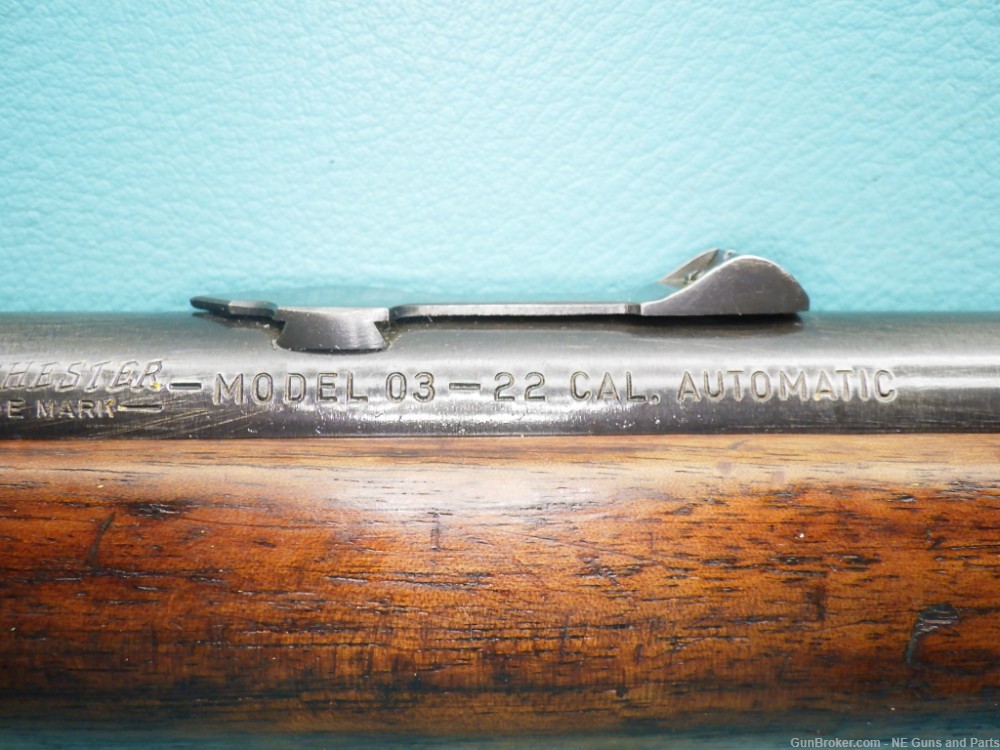 Winchester 1903 (03) Standard .22 Win Auto 20"bbl Takedown Rifle MFG 1912-img-7