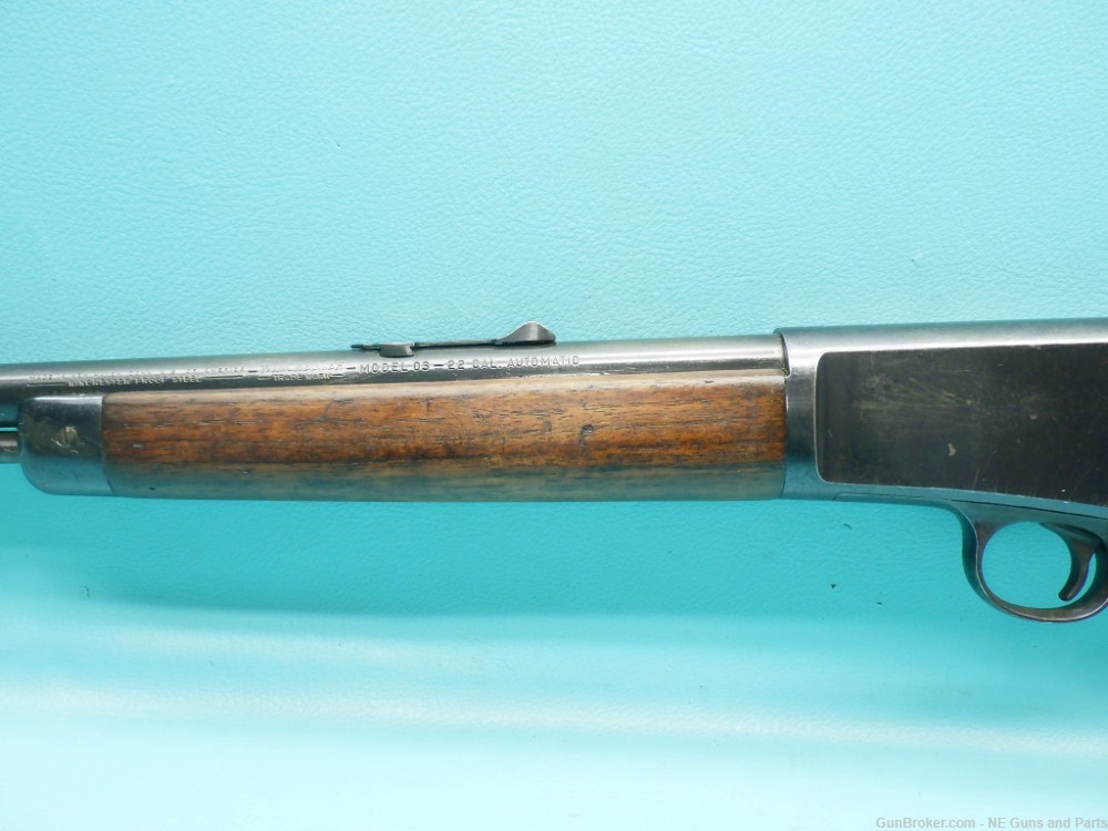 Winchester 1903 (03) Standard .22 Win Auto 20"bbl Takedown Rifle MFG 1912-img-6