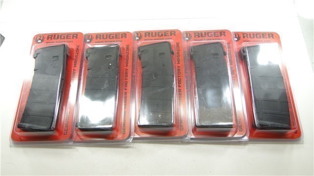 (5 TOTAL) RUGER SR556 30RD MAGAZINE FACTORY PMAG (NEW)-img-0