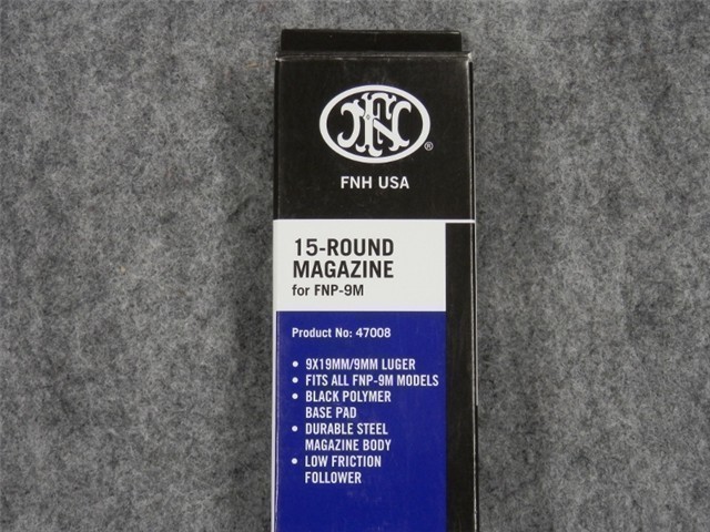 FNH FNP 9M FACTORY 15rd 9MM MAGAZINE 47008 (NEW)-img-0