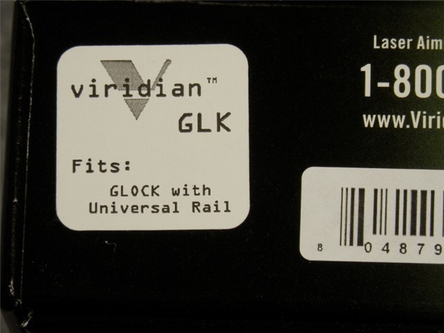 VIRIDIAN LAS GLOCK GREEN LASER w/ UNIVERSAL MOUNT-img-0