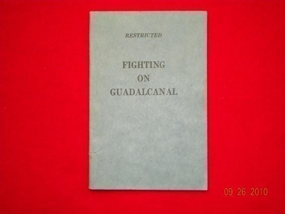 US 1943 Restricted FIGHTING ON GUADALCANAL book-img-0