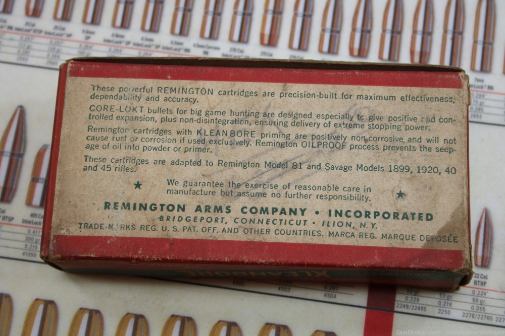 Remington 300 Savage Ammo 180gr Soft Point 20 Rounds 1 Box VTG Free S/H-img-3