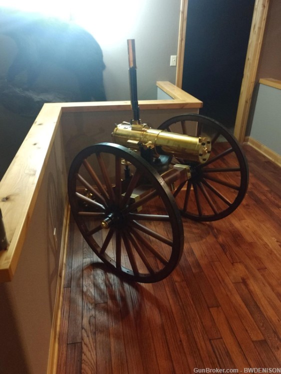 Colt Gatling Gun 45-70 Model 1877 Unfired With Carriage & Crate #4 of 20-img-1