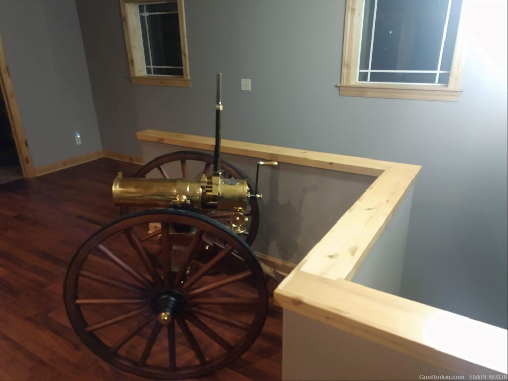 Colt Gatling Gun 45-70 Model 1877 Unfired With Carriage & Crate #4 of 20-img-2