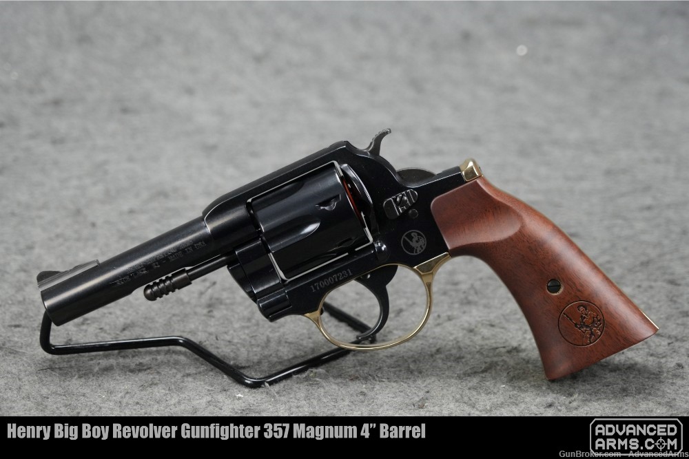 Henry Big Boy Revolver Gunfighter 357 Magnum 4” Barrel-img-0