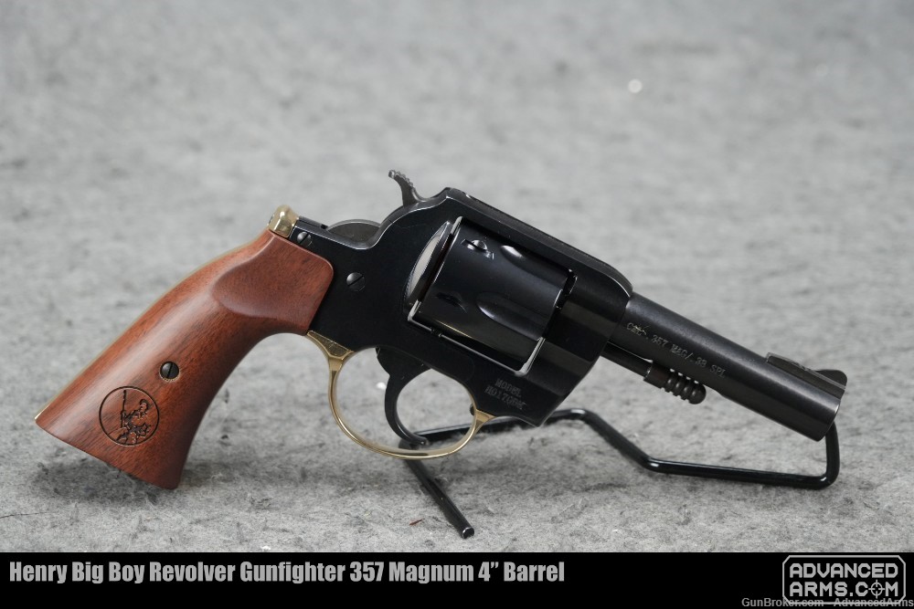 Henry Big Boy Revolver Gunfighter 357 Magnum 4” Barrel-img-1