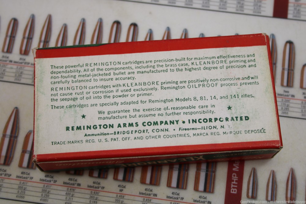Remington .30 Remington Ammo 100gr HP 17 Rounds 1 Box VTG RARE Free S/H-img-4