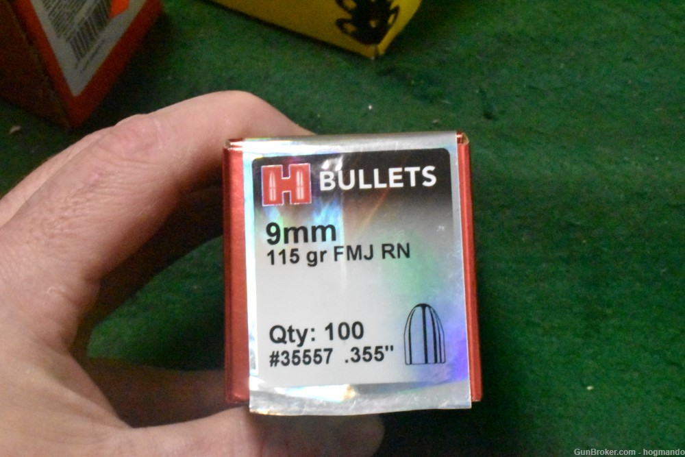 Hornady 9mm 115gr bullets-img-0